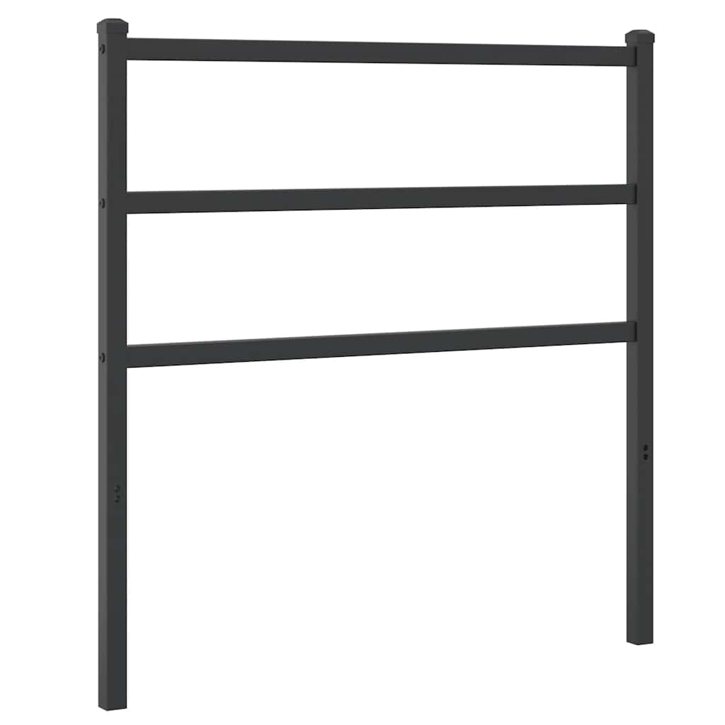 Vervangend hoofdbord 90 cm metaal zwart is nu te koop bij PeponiXL, paradijselijk wonen!