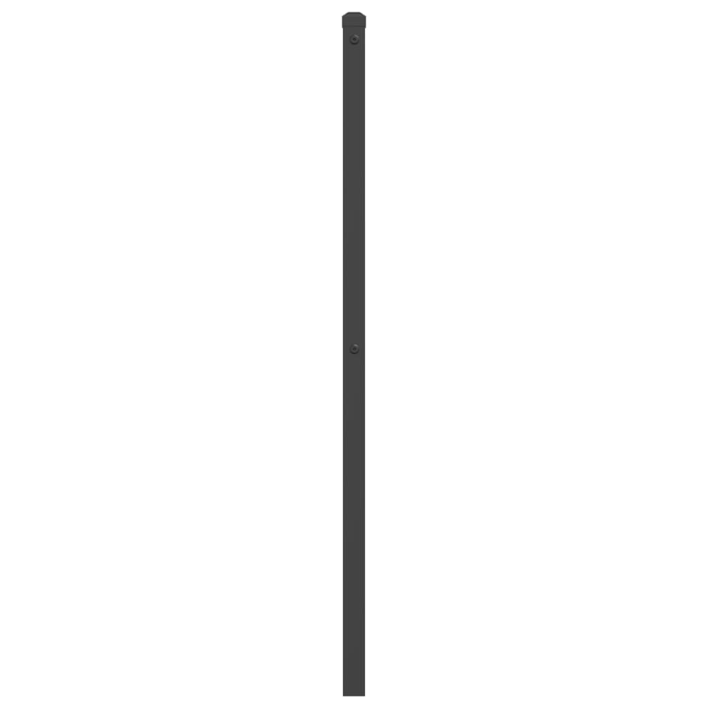 Vervangend hoofdbord 107 cm metaal zwart is nu te koop bij PeponiXL, paradijselijk wonen!