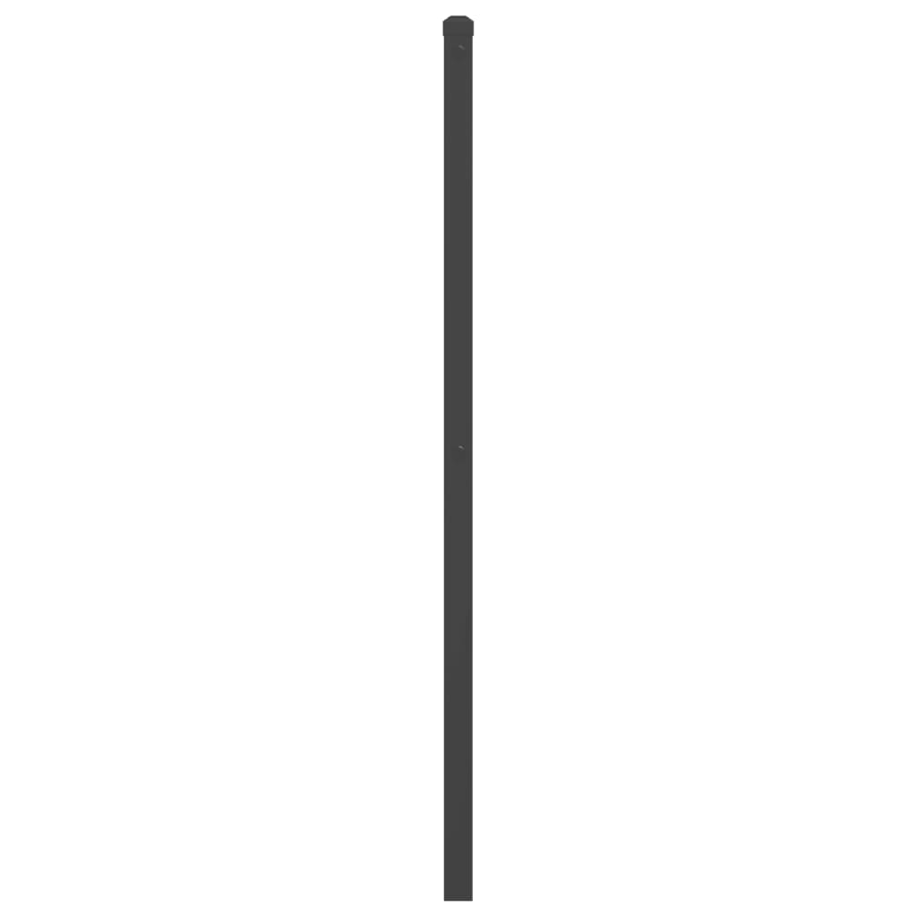 Vervangend hoofdbord 180 cm metaal zwart is nu te koop bij PeponiXL, paradijselijk wonen!