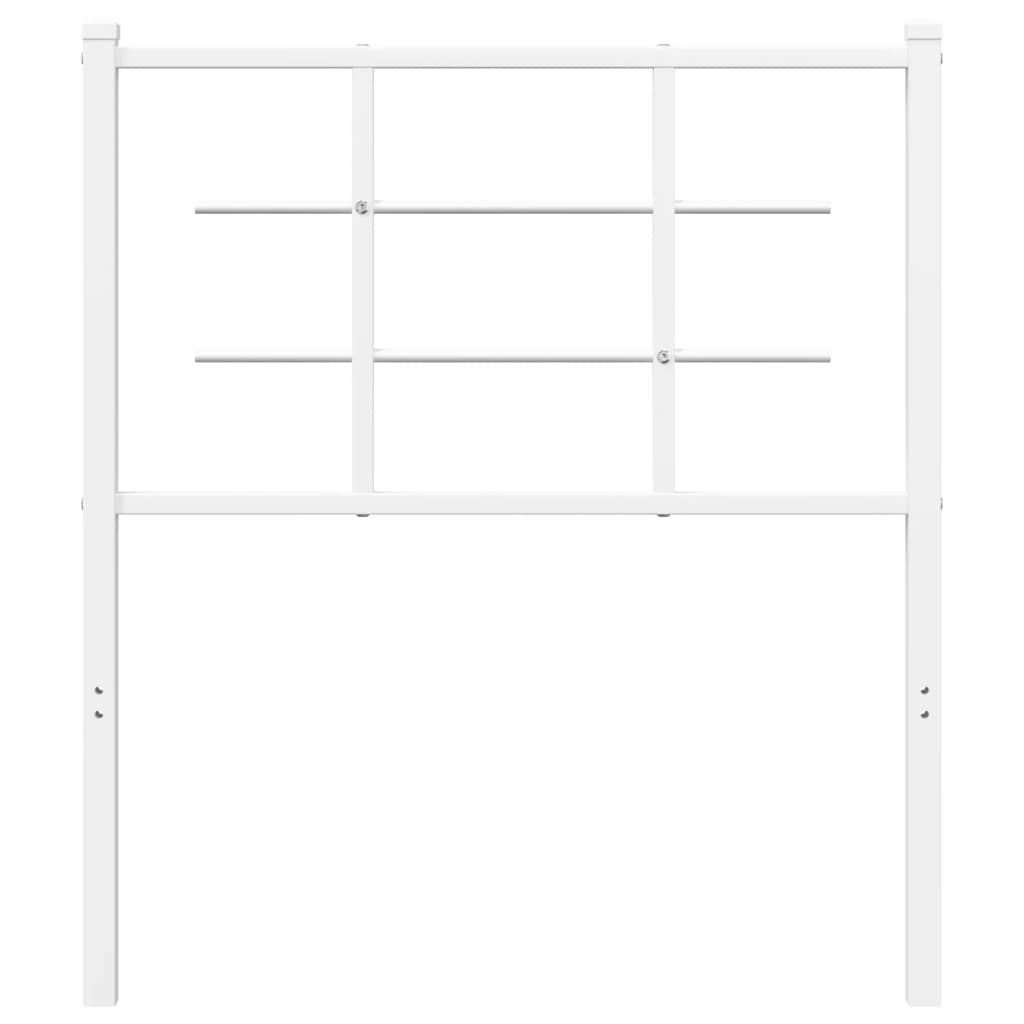 Vervangend hoofdbord 75 cm metaal wit is nu te koop bij PeponiXL, paradijselijk wonen!