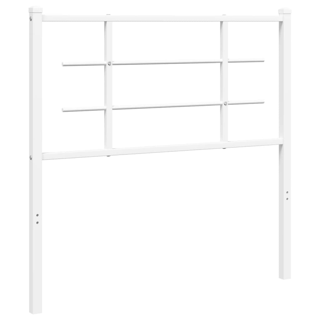 Vervangend hoofdbord 100 cm metaal wit is nu te koop bij PeponiXL, paradijselijk wonen!