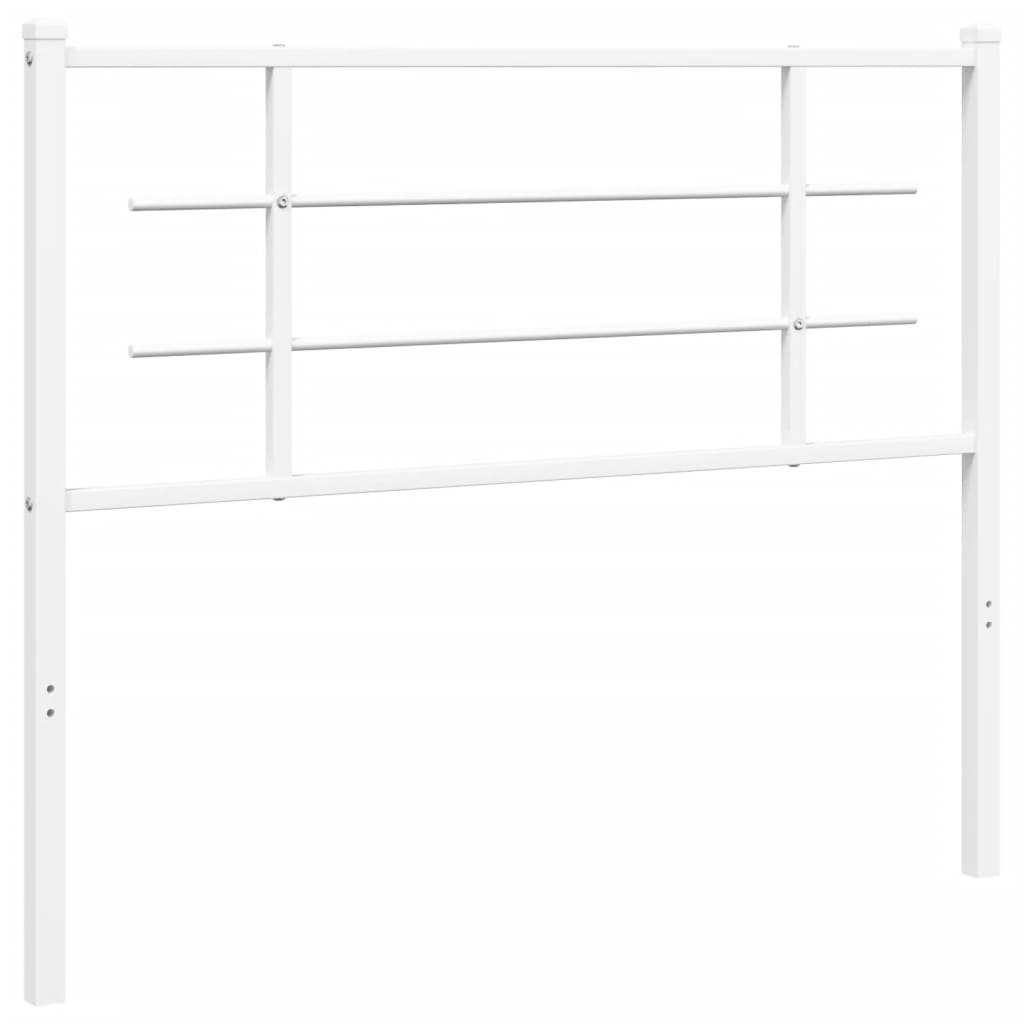 Vervangend hoofdbord 107 cm metaal wit is nu te koop bij PeponiXL, paradijselijk wonen!