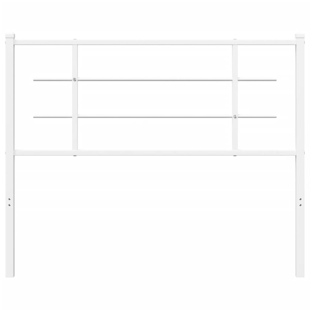 Vervangend hoofdbord 107 cm metaal wit is nu te koop bij PeponiXL, paradijselijk wonen!