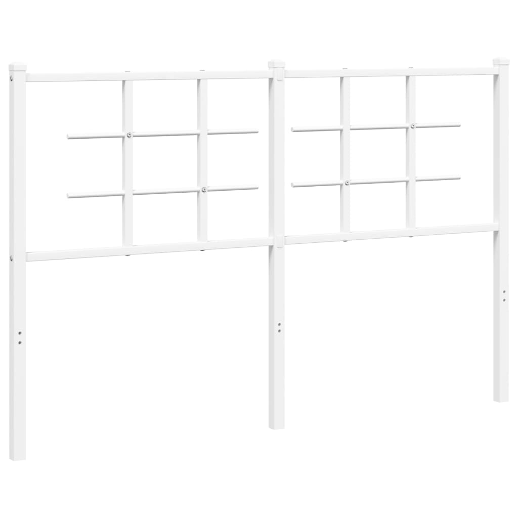 Vervangend hoofdbord 135 cm metaal wit is nu te koop bij PeponiXL, paradijselijk wonen!
