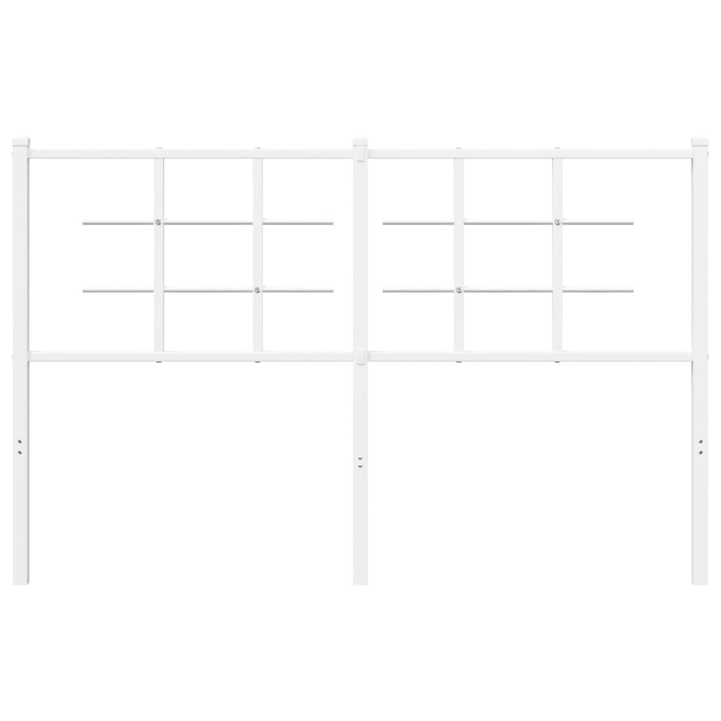 Vervangend hoofdbord 135 cm metaal wit is nu te koop bij PeponiXL, paradijselijk wonen!