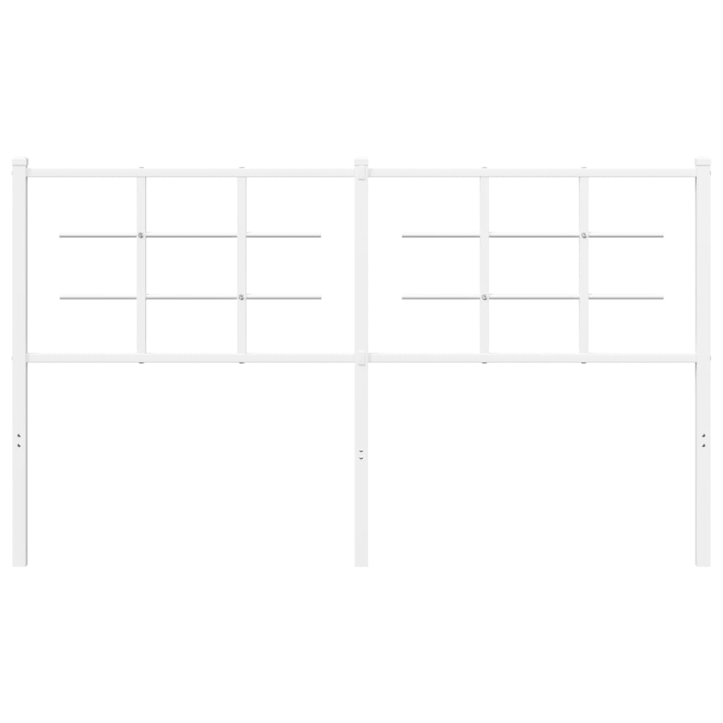 Vervangend hoofdbord 150 cm metaal wit is nu te koop bij PeponiXL, paradijselijk wonen!