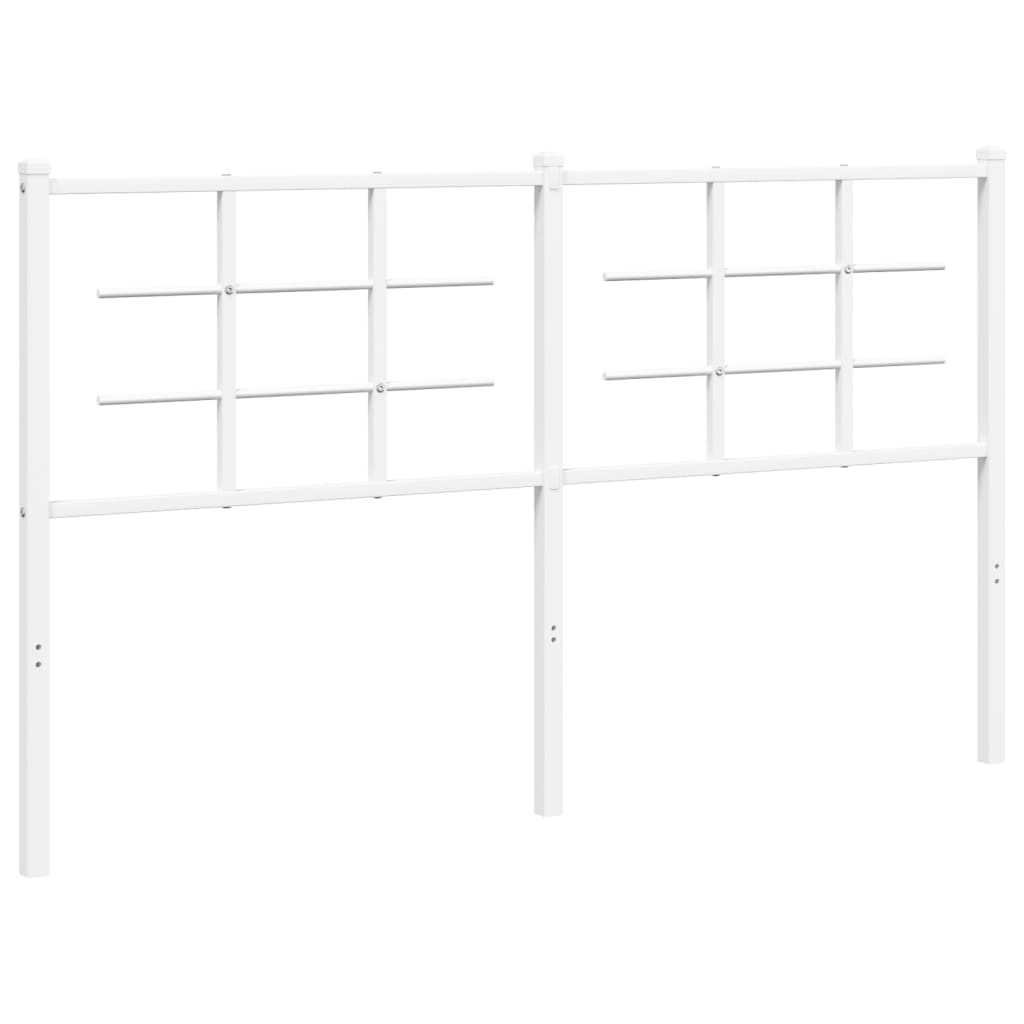 Vervangend hoofdbord 160 cm metaal wit is nu te koop bij PeponiXL, paradijselijk wonen!