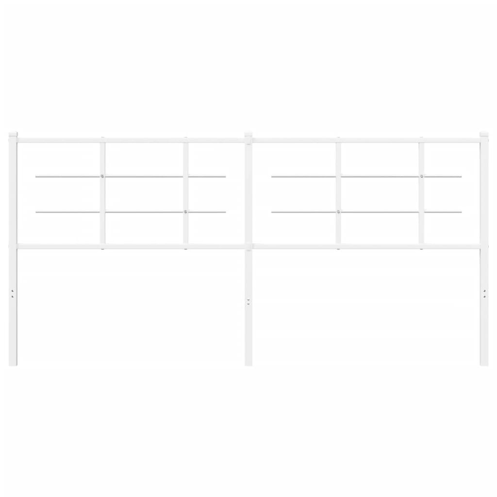 Vervangend hoofdbord 180 cm metaal wit is nu te koop bij PeponiXL, paradijselijk wonen!