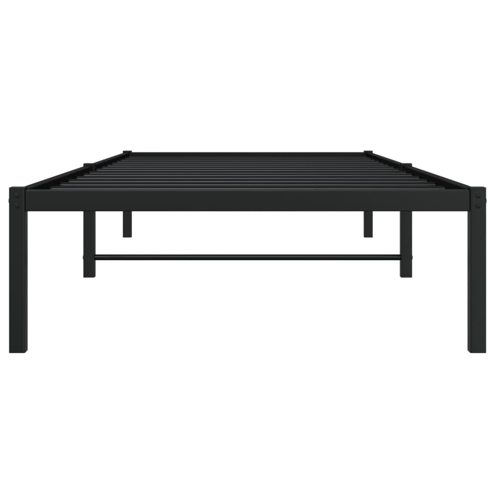 Bedframe metaal zwart 90x190 cm is nu te koop bij PeponiXL, paradijselijk wonen!
