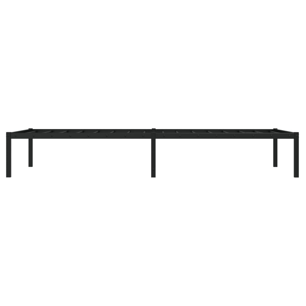 Bedframe metaal zwart 90x190 cm is nu te koop bij PeponiXL, paradijselijk wonen!