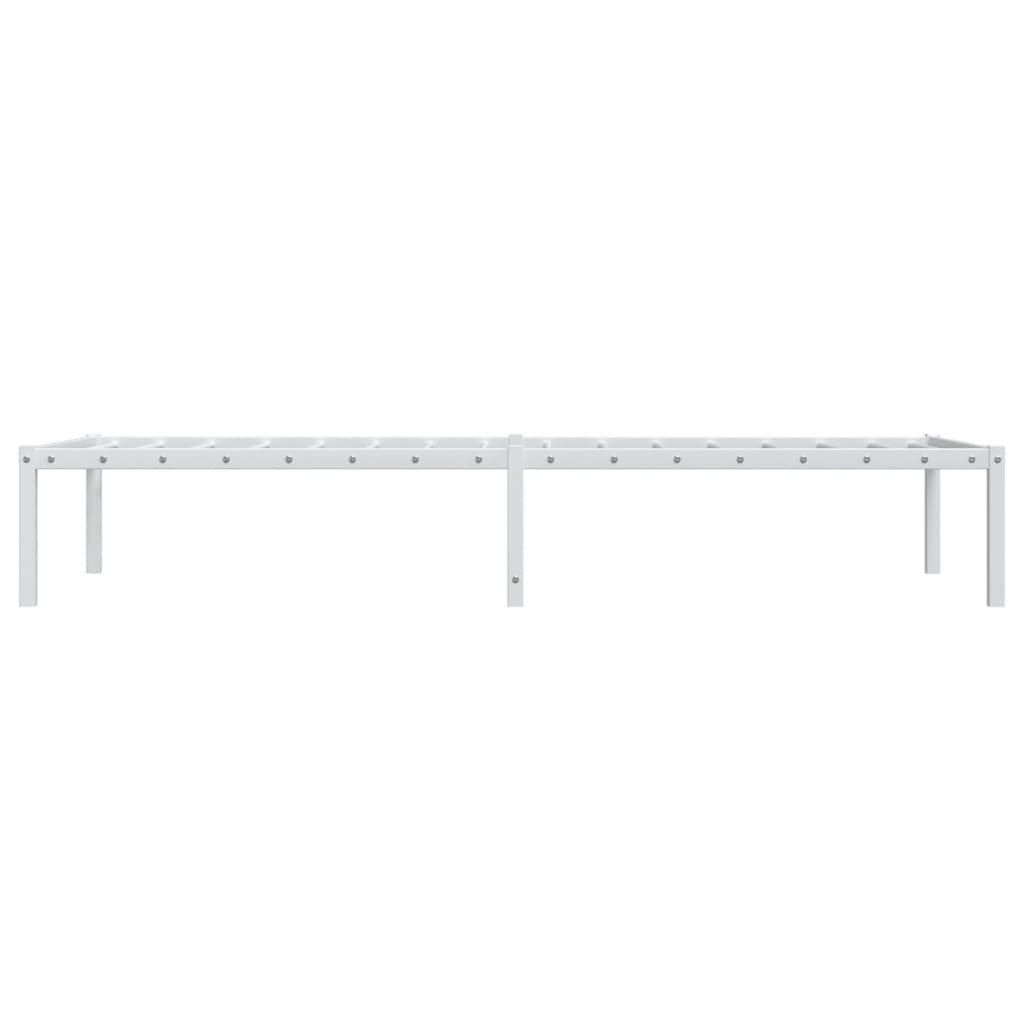 Bedframe metaal wit 75 x 190 cm is nu te koop bij PeponiXL, paradijselijk wonen!
