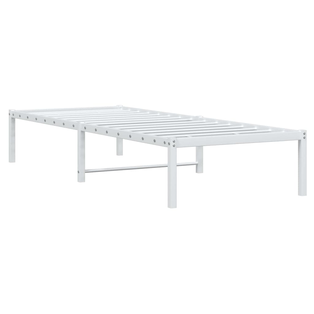 Bedframe metaal wit 80x200 cm is nu te koop bij PeponiXL, paradijselijk wonen!