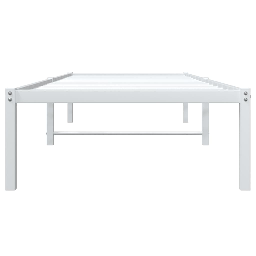 Bedframe metaal wit 80x200 cm is nu te koop bij PeponiXL, paradijselijk wonen!