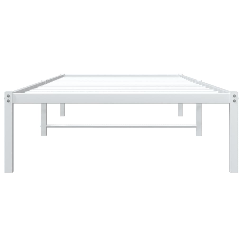 Bedframe metaal wit 90x190 cm is nu te koop bij PeponiXL, paradijselijk wonen!