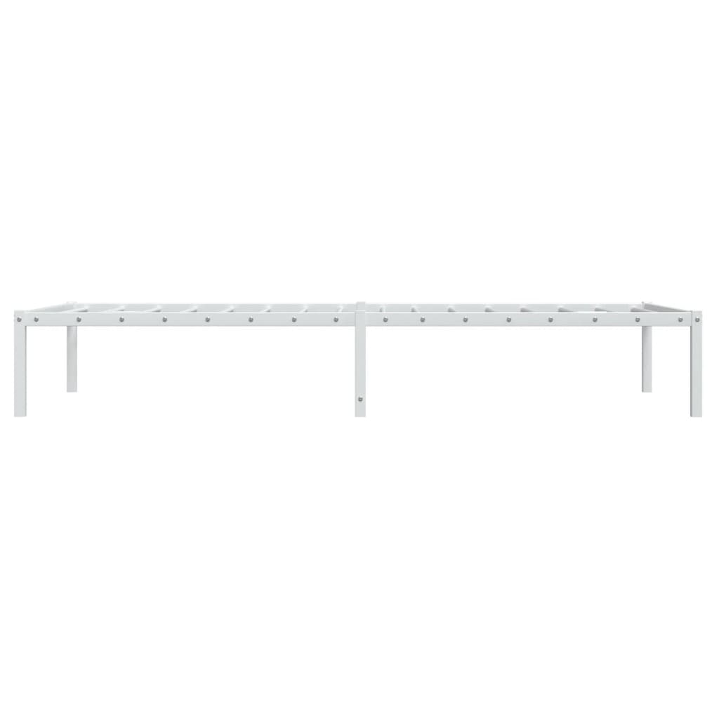 Bedframe metaal wit 90x190 cm is nu te koop bij PeponiXL, paradijselijk wonen!