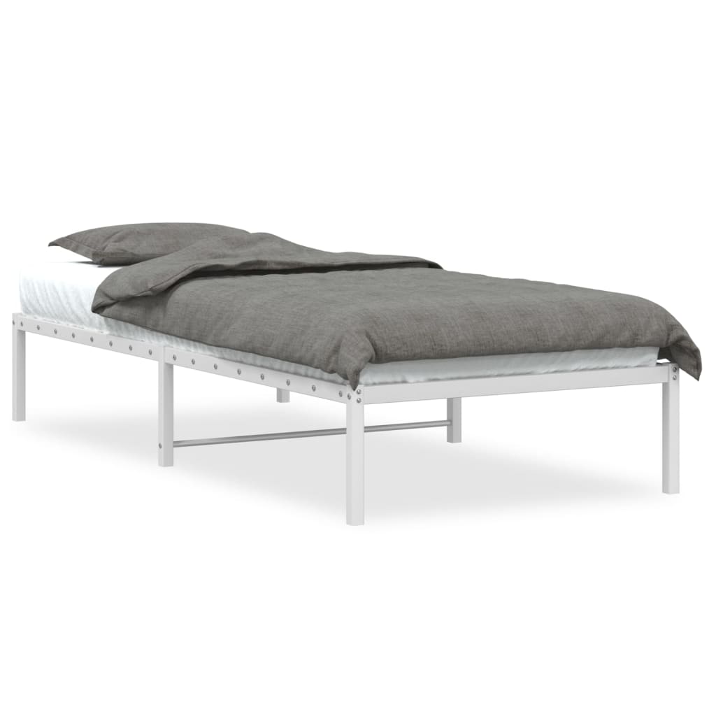 Bedframe metaal wit 90x200 cm is nu te koop bij PeponiXL, paradijselijk wonen!
