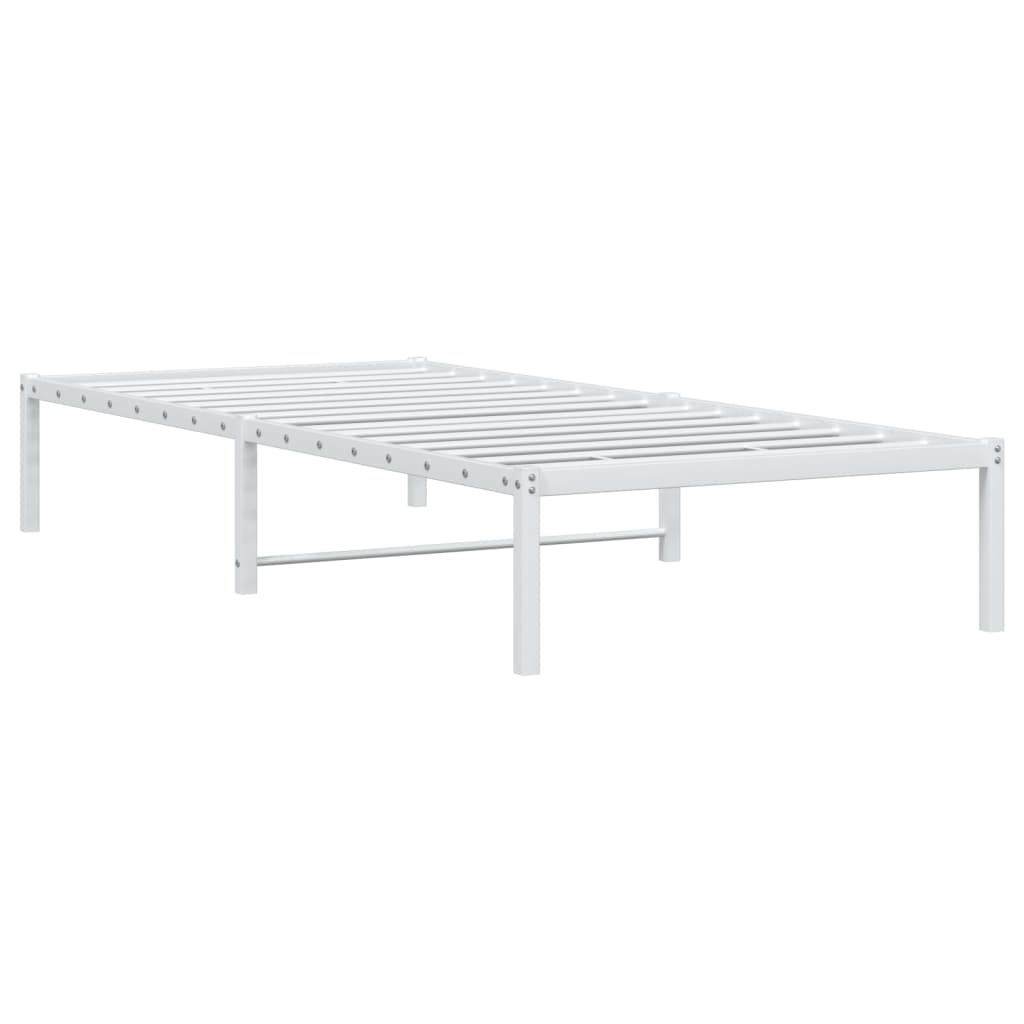 Bedframe metaal wit 90x200 cm is nu te koop bij PeponiXL, paradijselijk wonen!