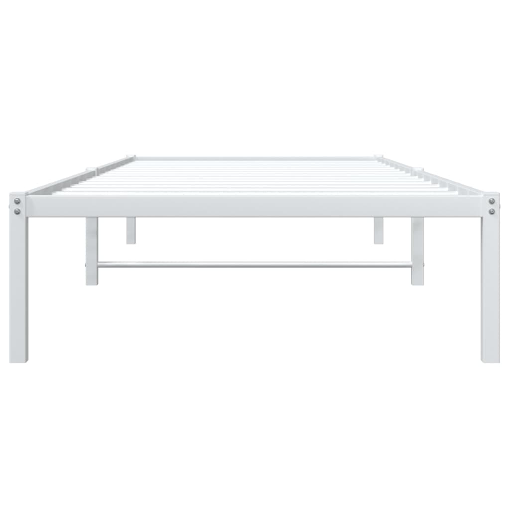 Bedframe metaal wit 90x200 cm is nu te koop bij PeponiXL, paradijselijk wonen!