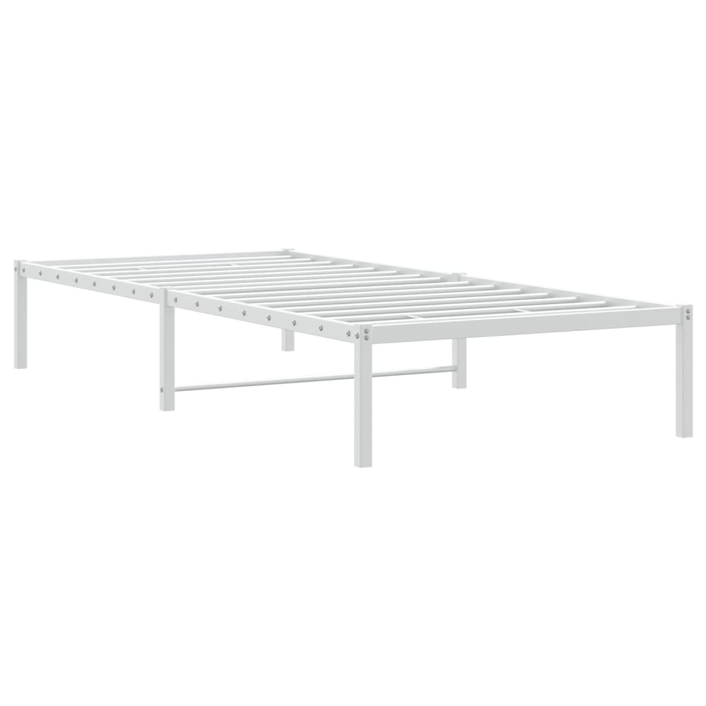Bedframe metaal wit 90x200 cm is nu te koop bij PeponiXL, paradijselijk wonen!