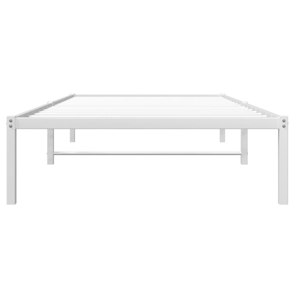 Bedframe metaal wit 107x203 cm is nu te koop bij PeponiXL, paradijselijk wonen!