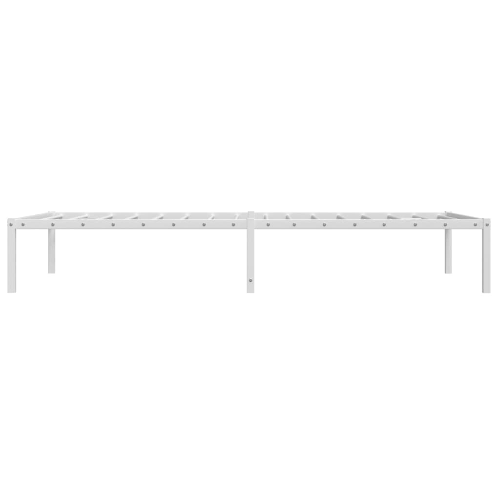 Bedframe metaal wit 107x203 cm is nu te koop bij PeponiXL, paradijselijk wonen!