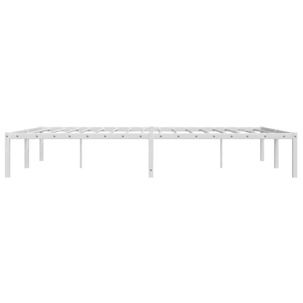 Bedframe metaal wit 160x200 cm is nu te koop bij PeponiXL, paradijselijk wonen!