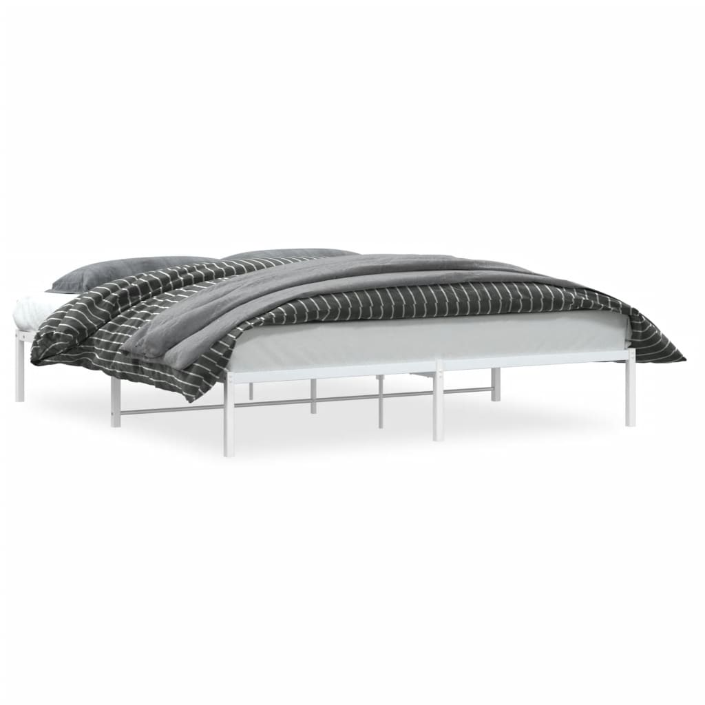 Bedframe metaal wit 180x200 cm is nu te koop bij PeponiXL, paradijselijk wonen!