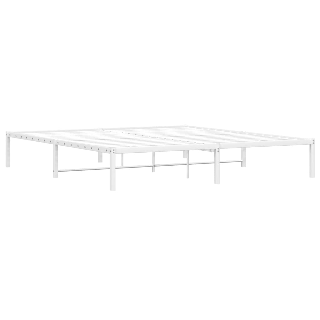 Bedframe metaal wit 180x200 cm is nu te koop bij PeponiXL, paradijselijk wonen!