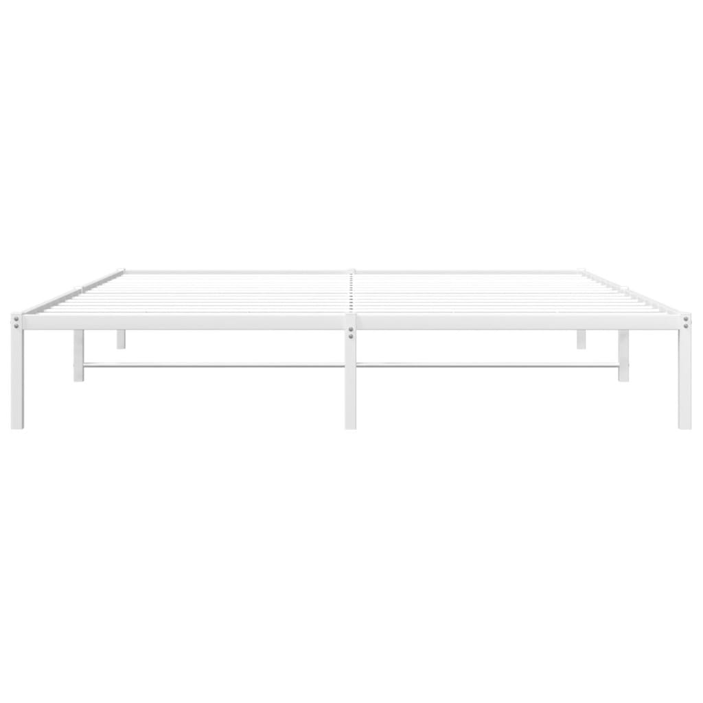 Bedframe metaal wit 180x200 cm is nu te koop bij PeponiXL, paradijselijk wonen!