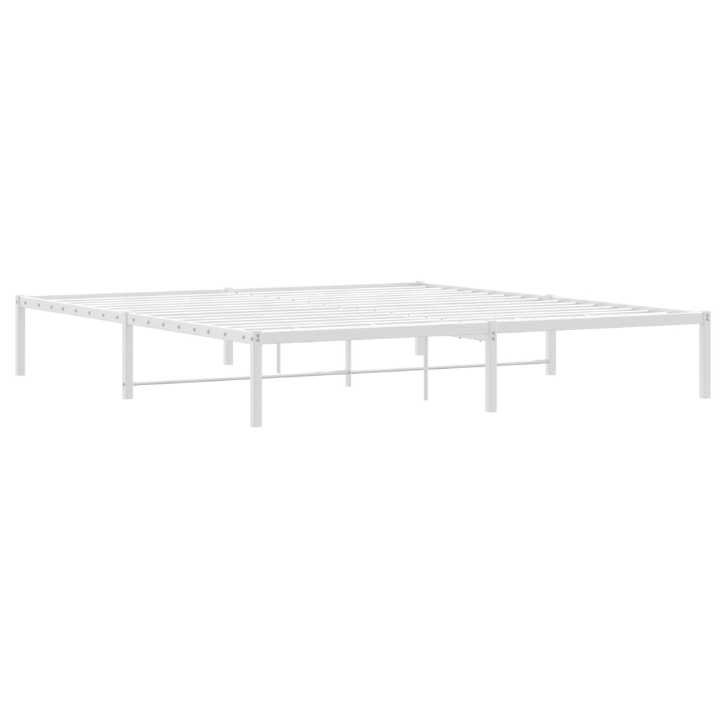 Bedframe metaal wit 180x200 cm is nu te koop bij PeponiXL, paradijselijk wonen!