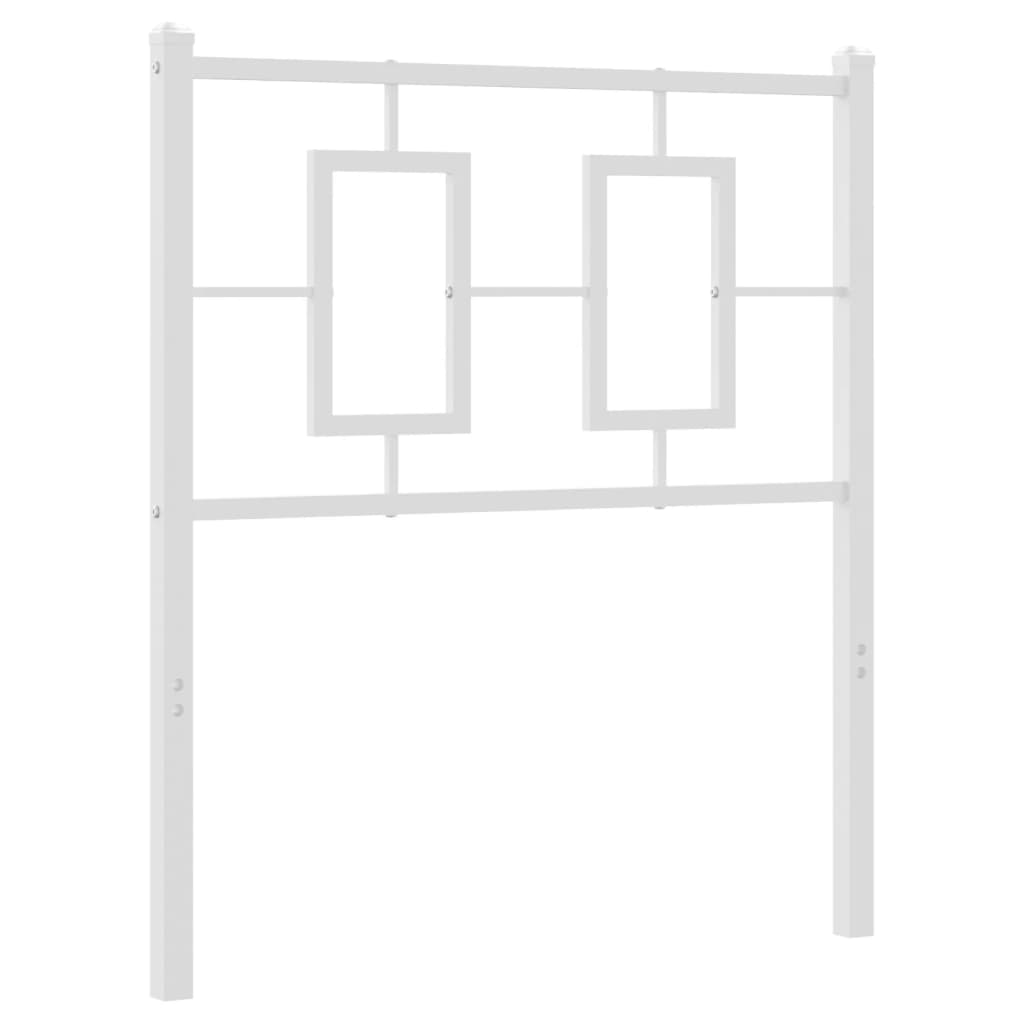 Vervangend hoofdbord 80 cm metaal wit is nu te koop bij PeponiXL, paradijselijk wonen!