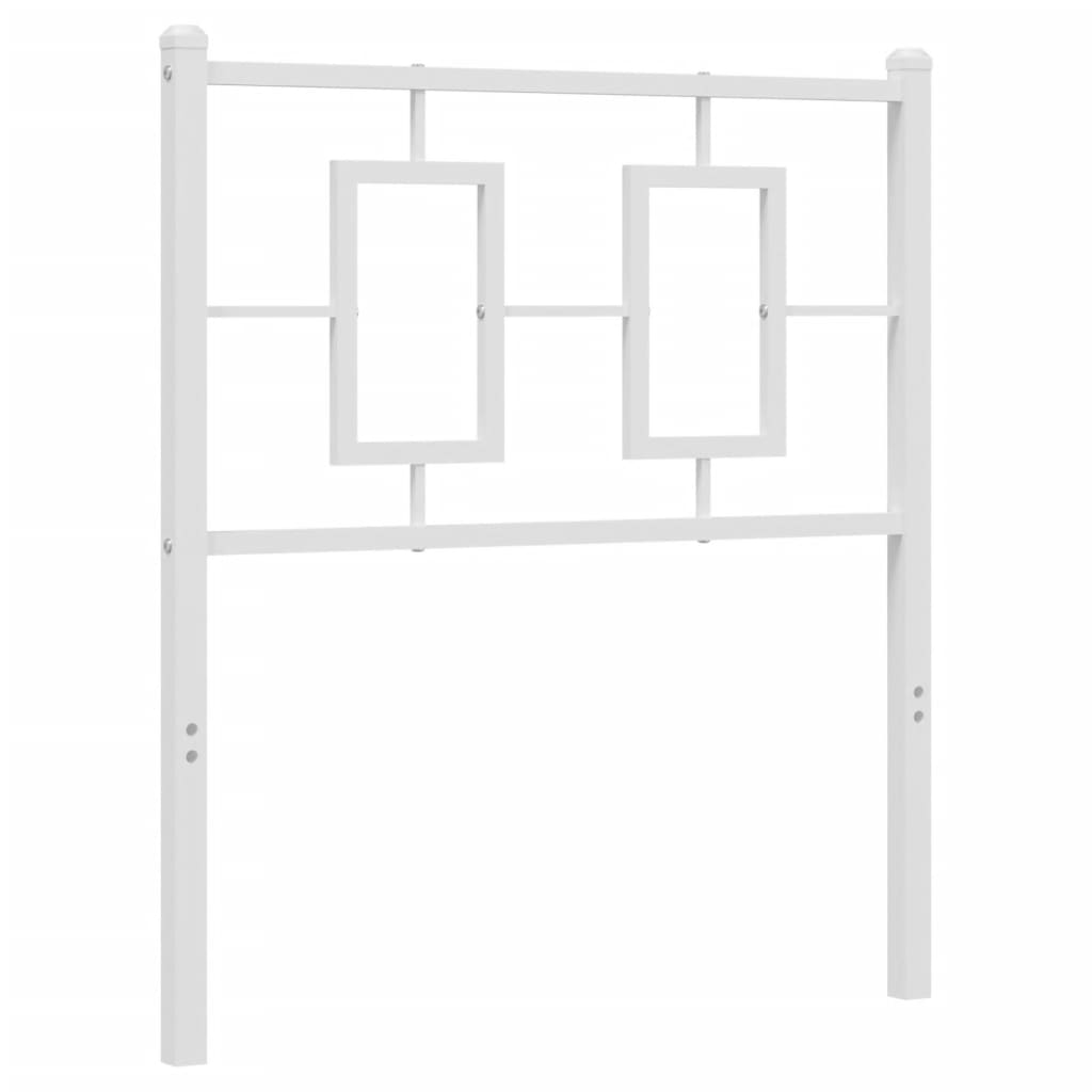 Vervangend hoofdbord 80 cm metaal wit is nu te koop bij PeponiXL, paradijselijk wonen!