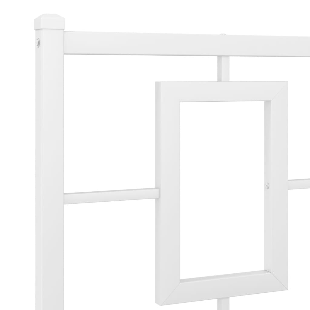 Vervangend hoofdbord 193 cm metaal wit is nu te koop bij PeponiXL, paradijselijk wonen!