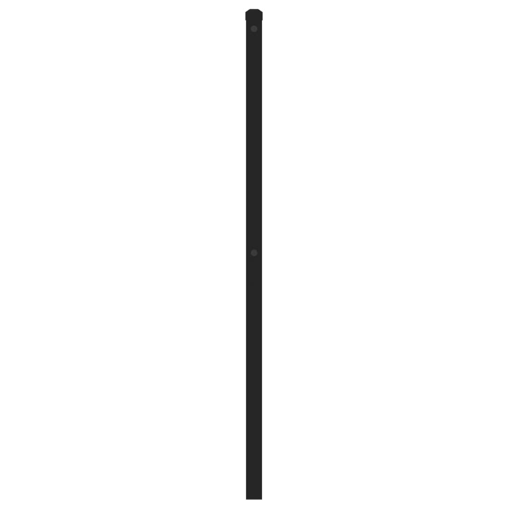 Vervangend hoofdbord 120 cm metaal zwart is nu te koop bij PeponiXL, paradijselijk wonen!