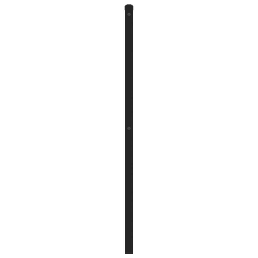Vervangend hoofdbord 180 cm metaal zwart is nu te koop bij PeponiXL, paradijselijk wonen!