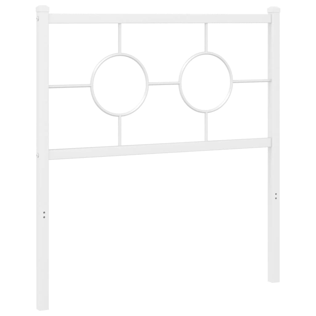 Vervangend hoofdbord 75 cm metaal wit is nu te koop bij PeponiXL, paradijselijk wonen!