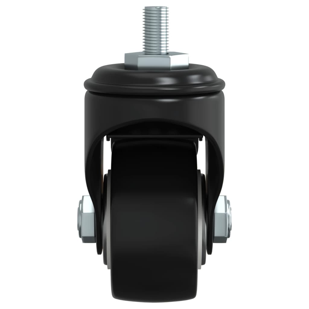 Zwenkwielen 4 stuks 35 mm ijzer zwart is nu te koop bij PeponiXL, paradijselijk wonen!