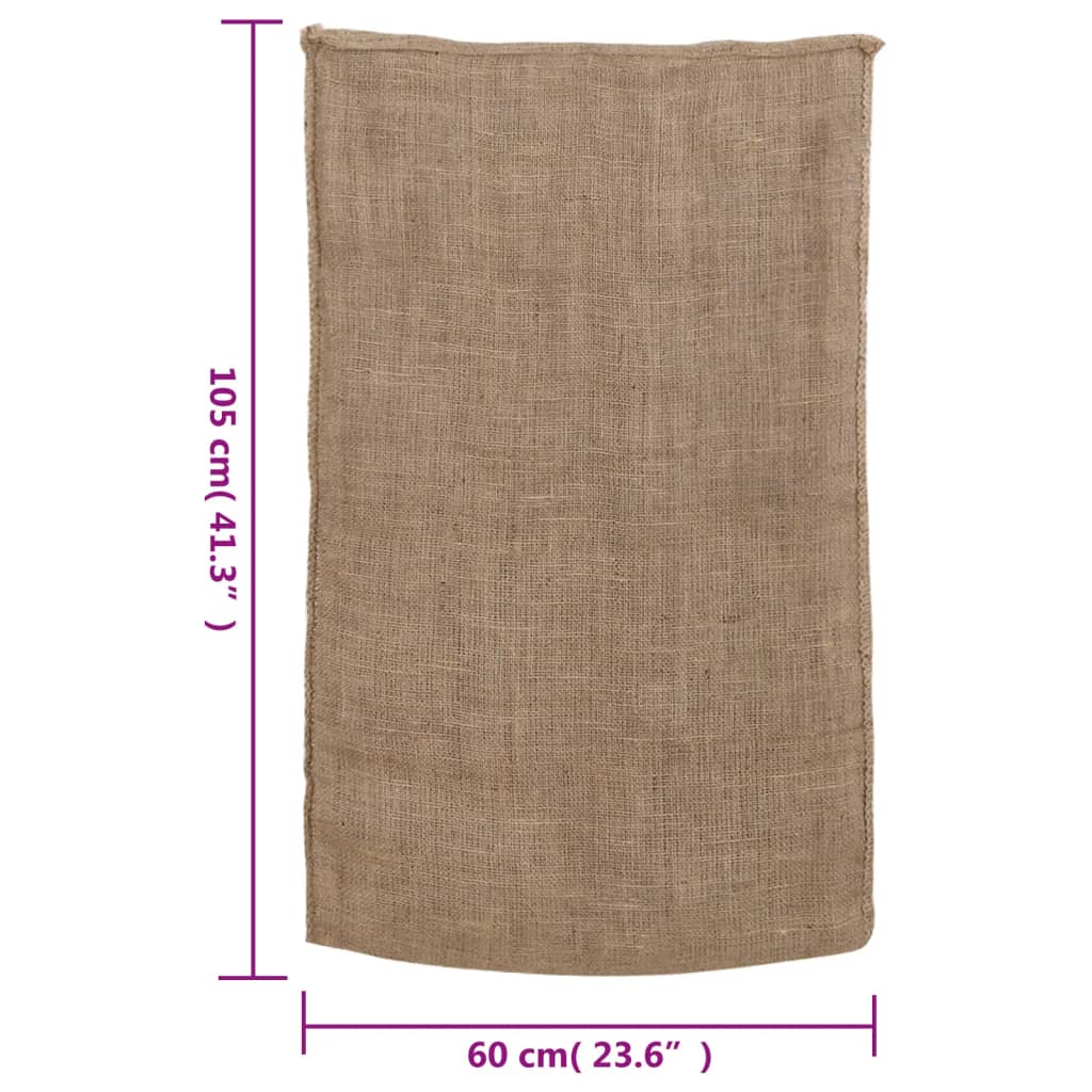 Jutezakken 10 stuks 220 g/m² 60x105 cm 100% jute is nu te koop bij PeponiXL, paradijselijk wonen!