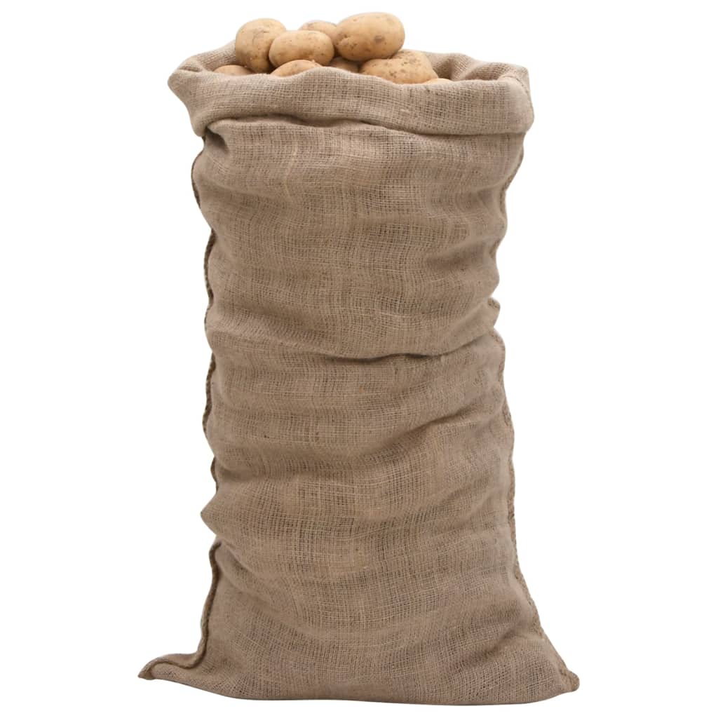 Jutezakken 5 stuks 220 g/m² 65x135 cm 100% jute is nu te koop bij PeponiXL, paradijselijk wonen!