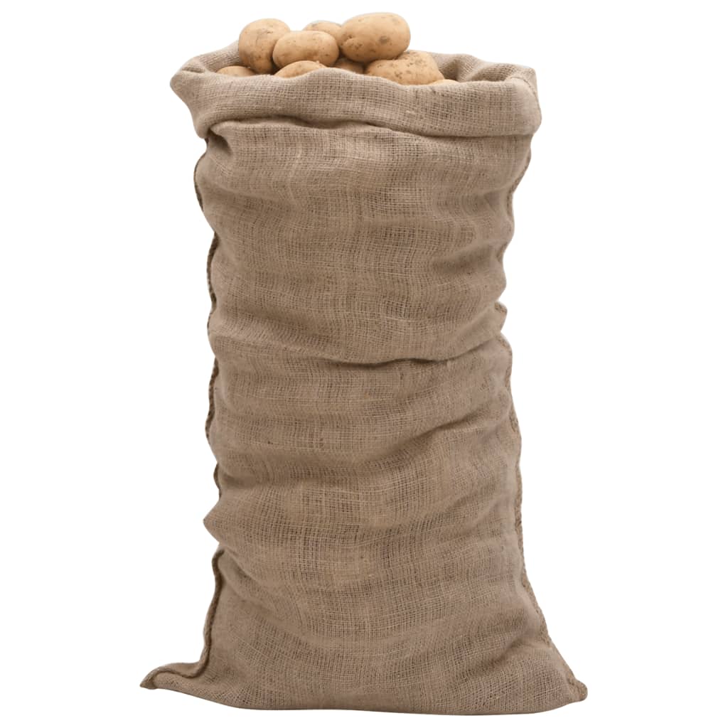 Jutezakken 10 stuks 220 g/m² 65x135 cm 100% jute is nu te koop bij PeponiXL, paradijselijk wonen!