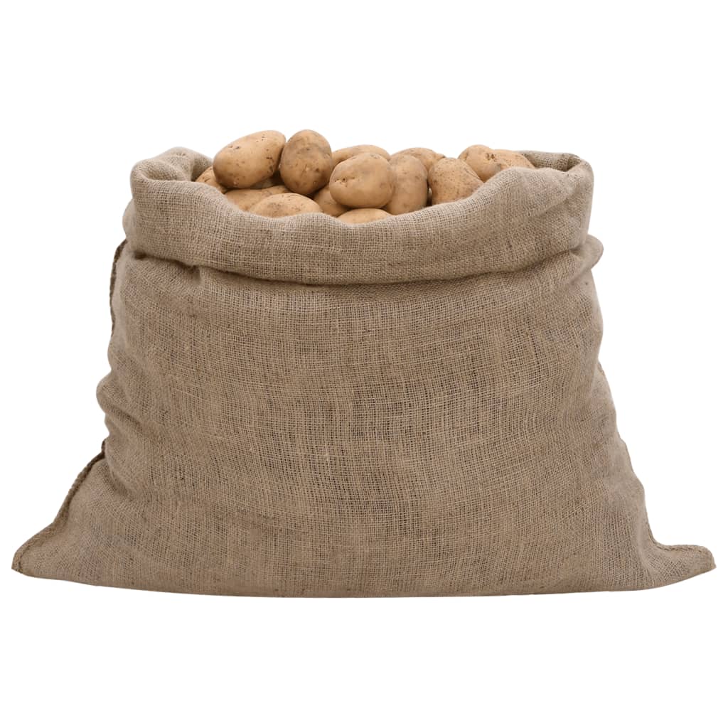 Jutezakken 5 stuks 100x110 cm 100% Jute 220 g/m² is nu te koop bij PeponiXL, paradijselijk wonen!