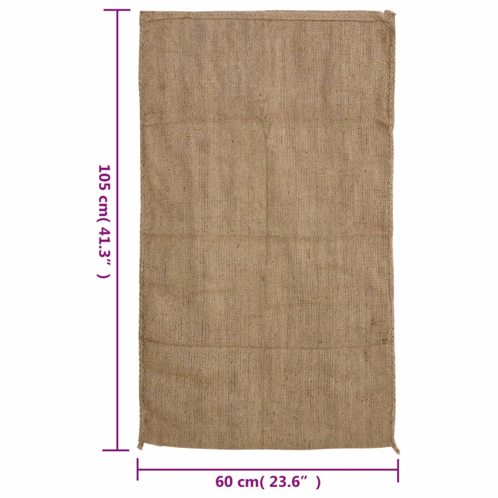 Jutezakken 10 stuks 340 g/m² 60x105 cm 100% jute is nu te koop bij PeponiXL, paradijselijk wonen!