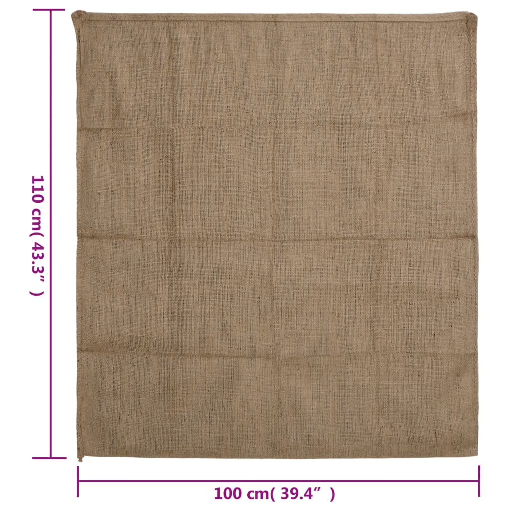 Jutezakken 10 stuks 100x110 cm 100% Jute 340 g/m² is nu te koop bij PeponiXL, paradijselijk wonen!