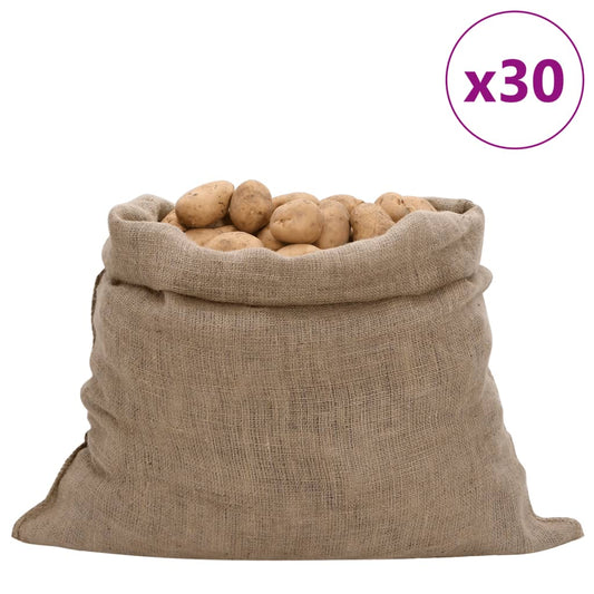 Jutezakken 30 stuks 220 g/m² 100x110 cm 100% jute is nu te koop bij PeponiXL, paradijselijk wonen!