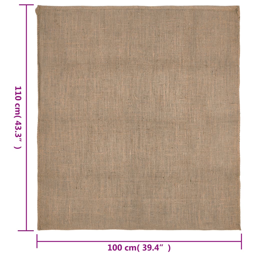 Jutezakken 30 stuks 220 g/m² 100x110 cm 100% jute is nu te koop bij PeponiXL, paradijselijk wonen!