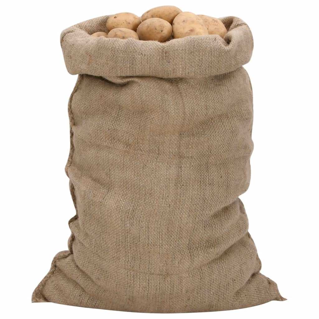 Jutezakken 30 stuks 340 g/m² 60x105 cm 100% jute is nu te koop bij PeponiXL, paradijselijk wonen!