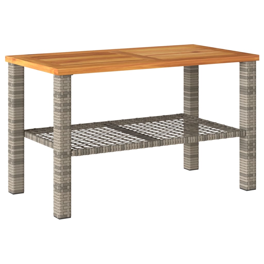 4-delige Loungeset met kussens poly rattan grijs is nu te koop bij PeponiXL, paradijselijk wonen!