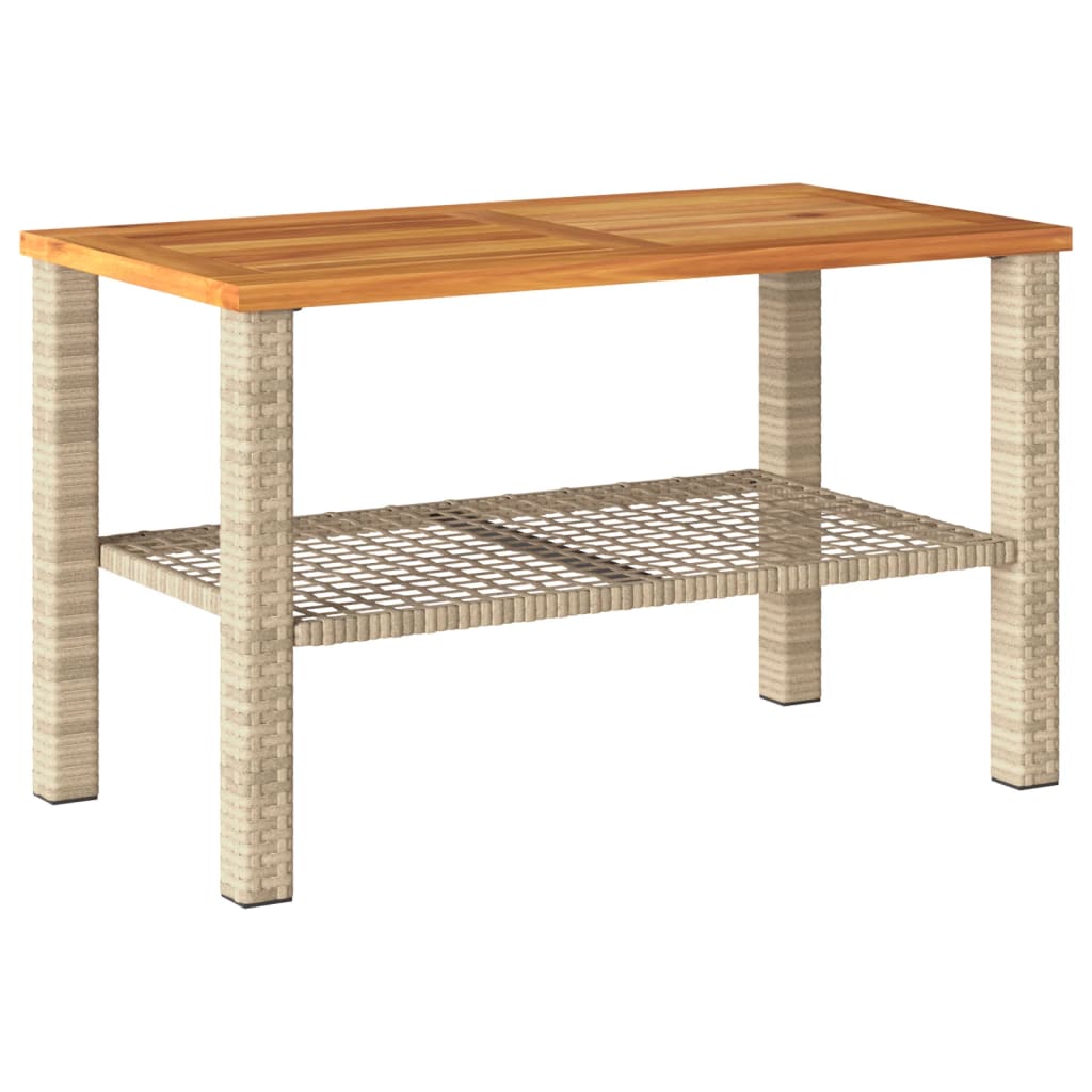 4-delige Loungeset met kussens poly rattan beige is nu te koop bij PeponiXL, paradijselijk wonen!