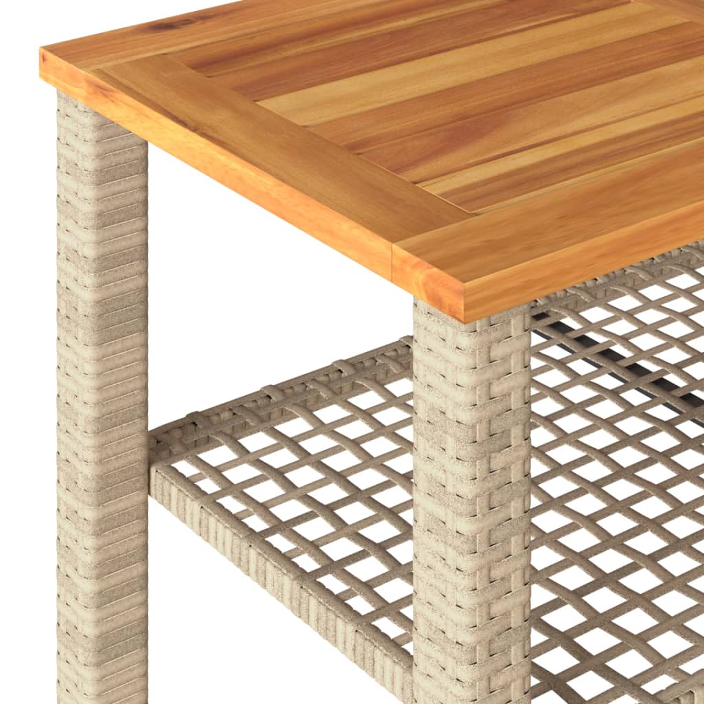 4-delige Loungeset met kussens poly rattan beige is nu te koop bij PeponiXL, paradijselijk wonen!