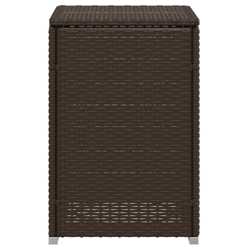 Afdekkast voor propaangasfles 40x40x60 cm Poly Rattan bruin is nu te koop bij PeponiXL, paradijselijk wonen!